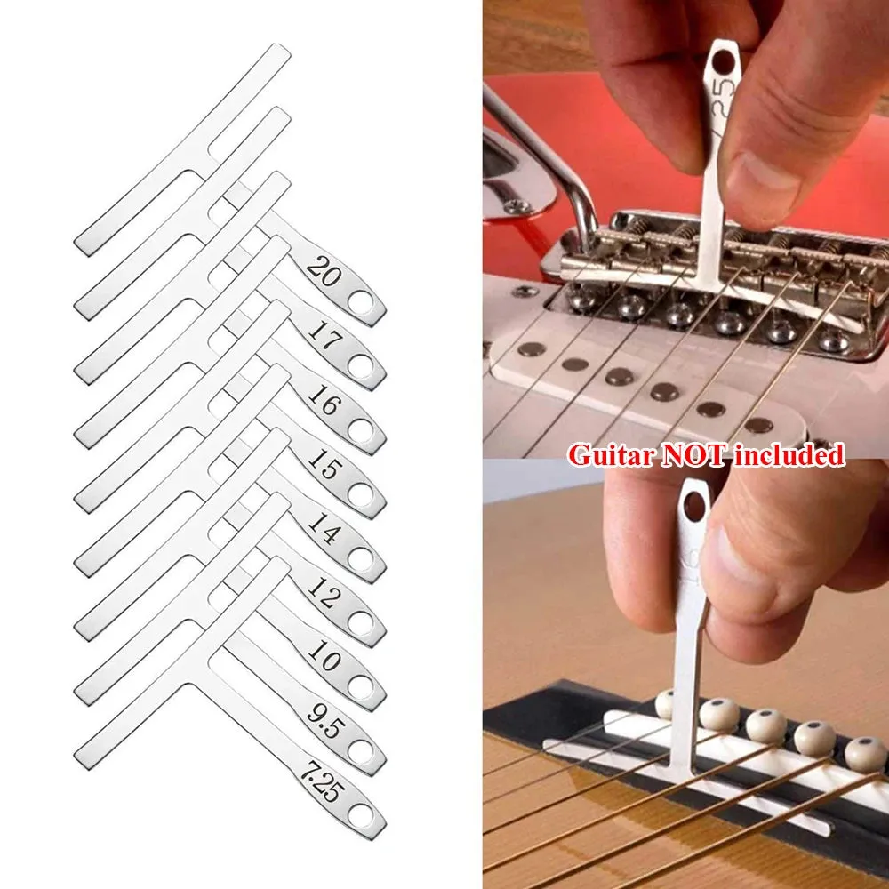 16/57/74pcs Guitar Tool Kit with Carry Bag Repair Tools String Action Ruler Luthier File Guitar Bridge Pins for Guitar Ukulele