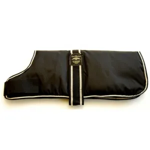 Animate Dog Coat Waterproof Black 35cm (14")