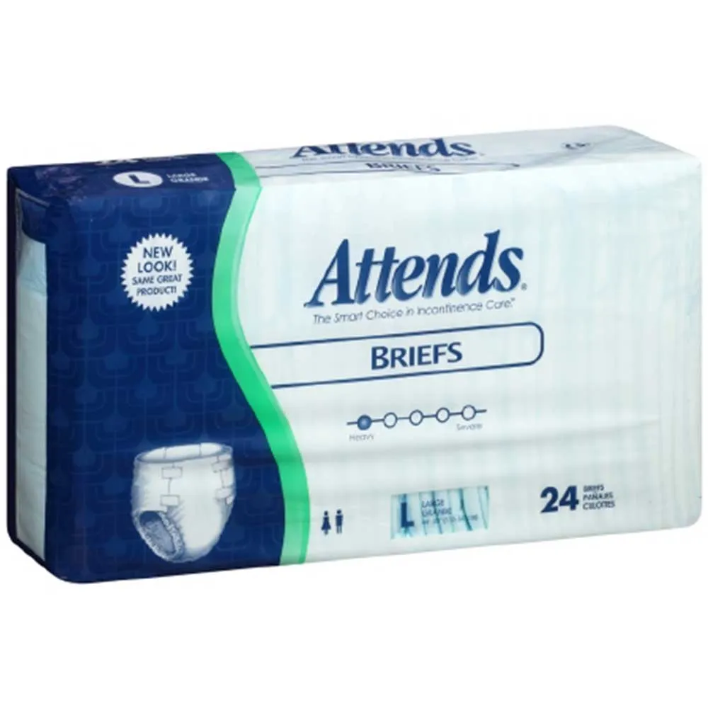 Attends BR30 Poly Brief Pack of 24