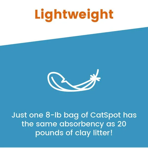Catspot 100% Organic CLUMPING Coconut Cat Litter, 8.5 Lb