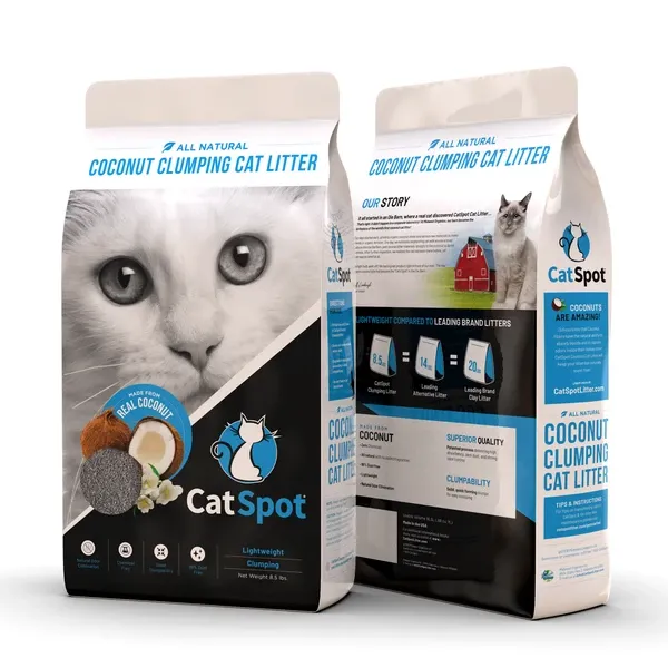 Catspot 100% Organic CLUMPING Coconut Cat Litter, 8.5 Lb