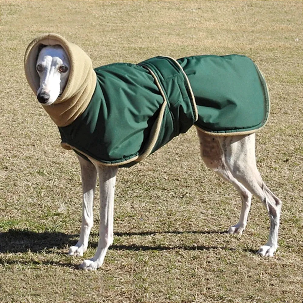 Cozy Canine Comfort: Super Warm Waterproof Dog Jacket for Medium to Large Breeds - Ideal for Greyhounds, Wolfhounds, and Shepherds