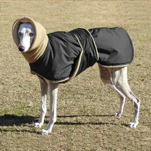 Cozy Canine Comfort: Super Warm Waterproof Dog Jacket for Medium to Large Breeds - Ideal for Greyhounds, Wolfhounds, and Shepherds