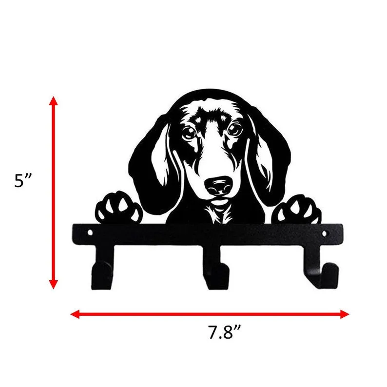 Dachshund Wiener Sausage Dog Wall Hook