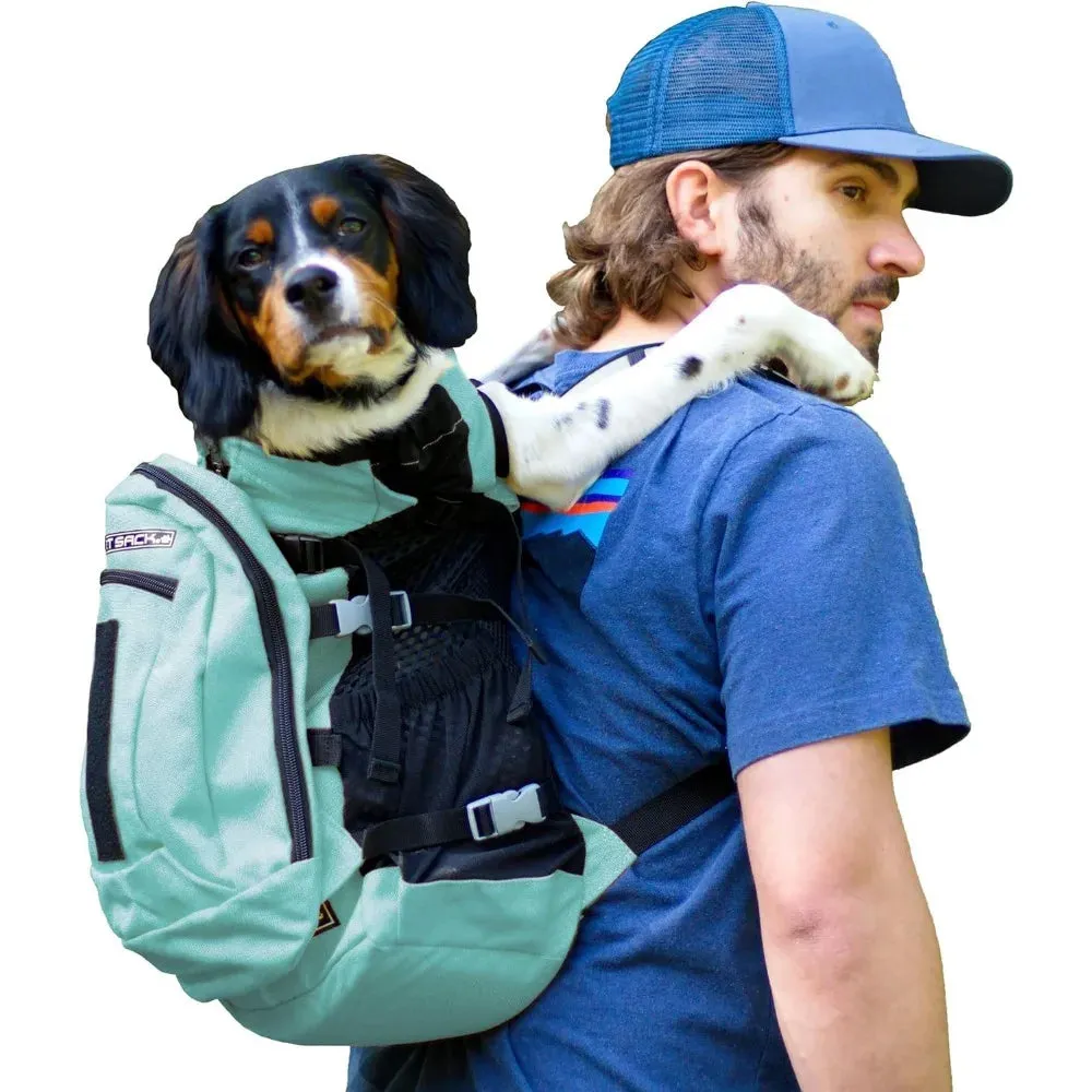 Dog Carrier Adjustable Backpack (Small Pet Plus 2 - Summer Mint) | Toys for Dogs | Pet Accessories for Home and Garden | Alo Trendy