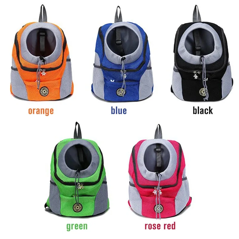 Double Shoulder Pet Backpack for Comfortable Dog Travel