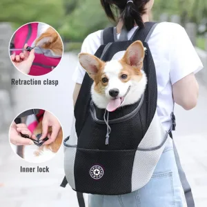 Double Shoulder Pet Backpack for Comfortable Dog Travel
