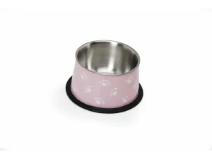 Embossed steel bowl