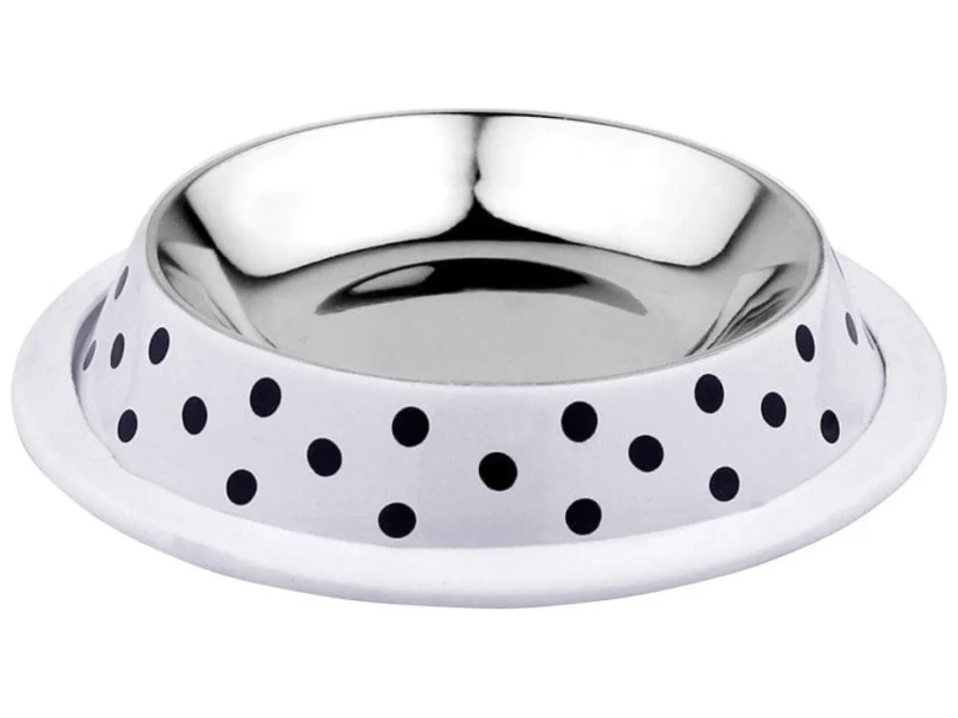 Feeding Bowl Deco Fix Dots