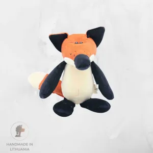 Handmade Dog Toy "Fox" | With Internal Squeaker