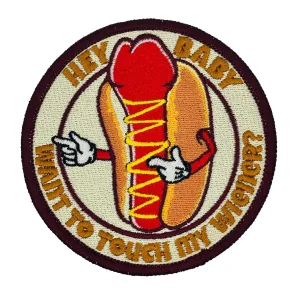 Hey Baby - Hot Dog - 4" Patch