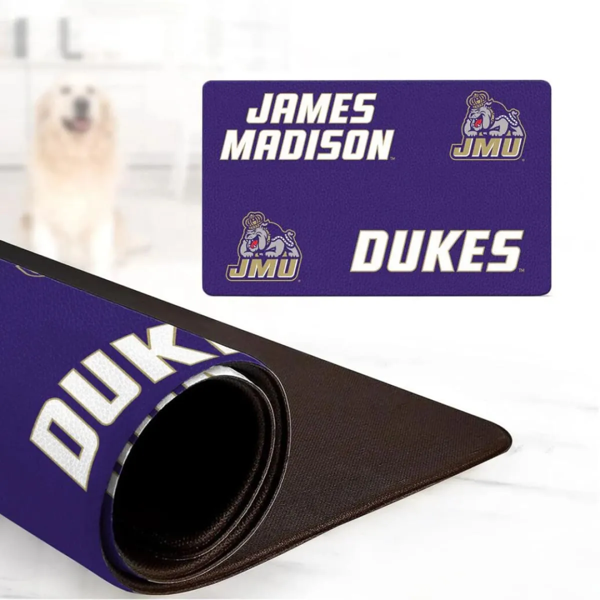 James Madison Dukes Food & Water Mat