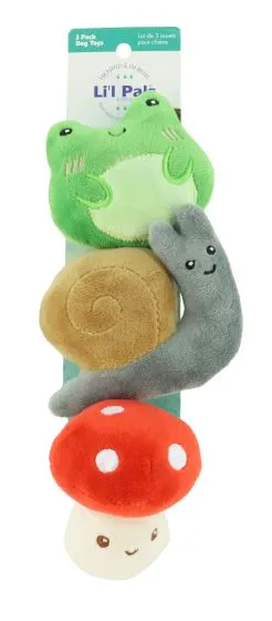 Li'l Pals® 3 Pack Dog Toy Combo, Secret Garden