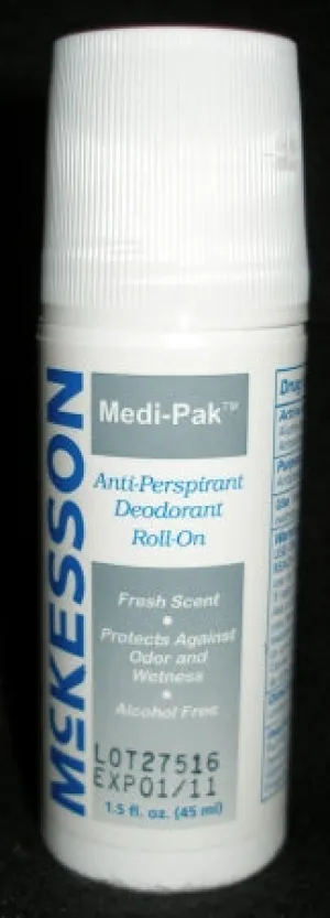 McKesson Antiperspirant / Deodorant Roll-On 1.5 oz. Fresh Scent, Pack of 10