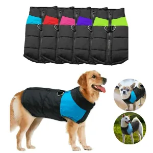 PETLAVISH™ Warm Dog Vest Jacket w/ Harness - Waterproof Fleece S-7XL