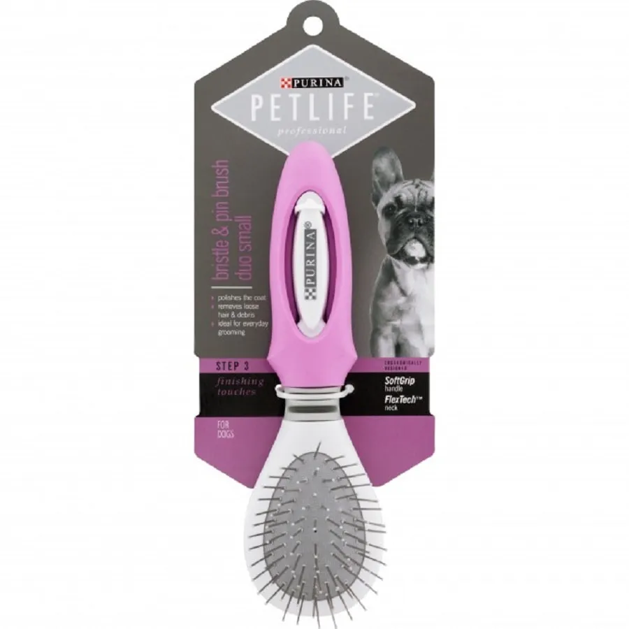 Petlife Professional Bristle & Pin Brush Duo