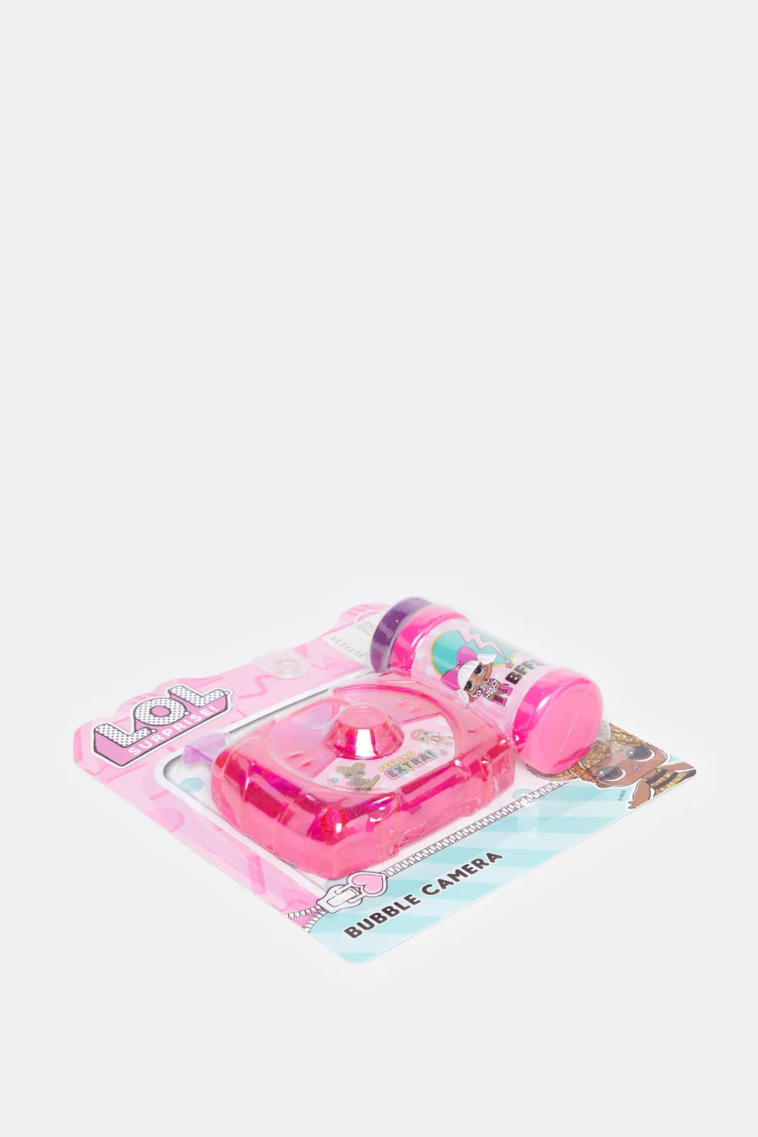 Pink Printed LOL Bubble Camera