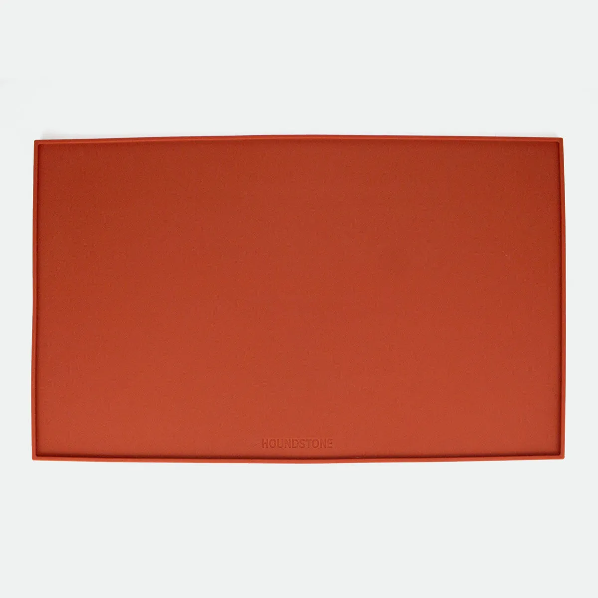 Silicone Pet Feeding Mat / Pet Placemat, Terracotta, Food Grade Silicone, Dishwasher Safe, Floor Protection From Spills, Dog/Cat