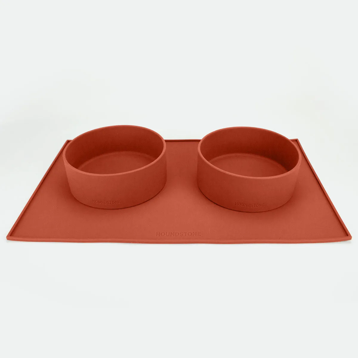 Silicone Pet Feeding Mat / Pet Placemat, Terracotta, Food Grade Silicone, Dishwasher Safe, Floor Protection From Spills, Dog/Cat