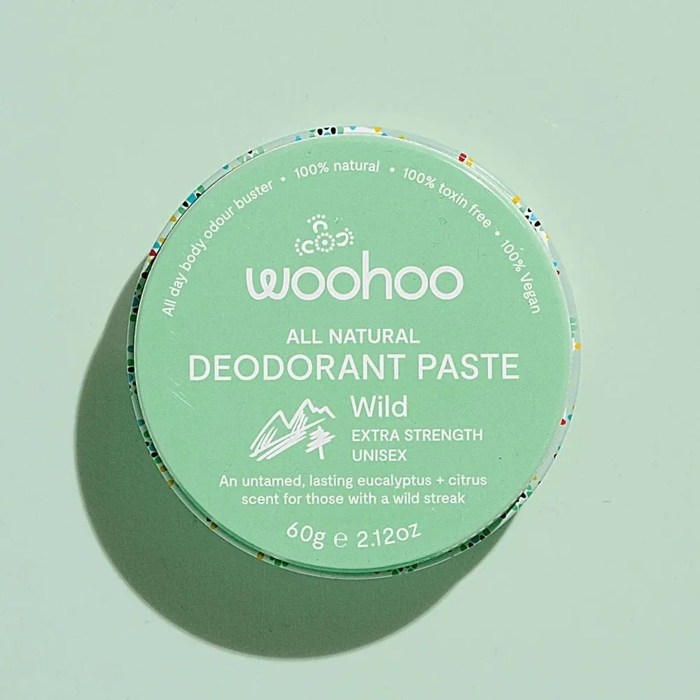 WooHoo All Natural Unisex Deodorant Paste
