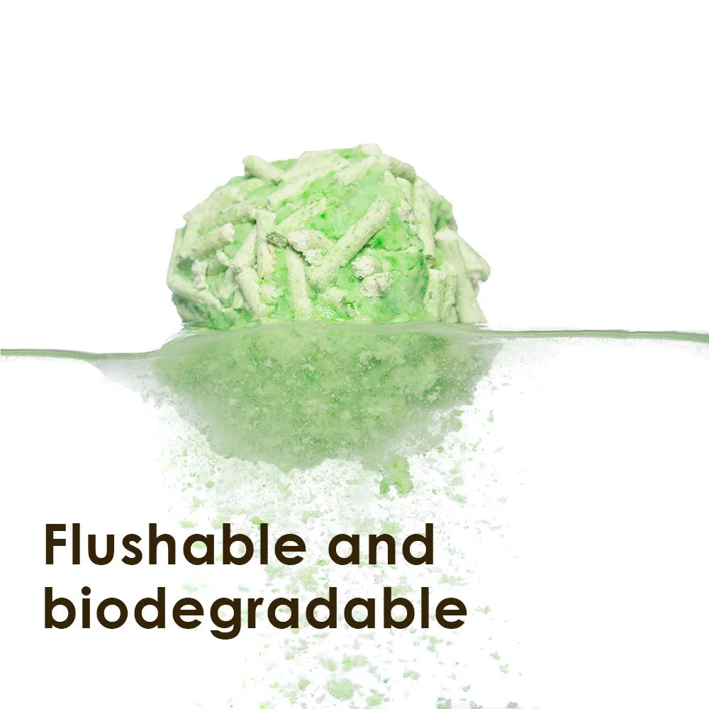 ZODIAC Fruity Biodegradable Flushable Tofu Cat Kitten Litter Green Tea