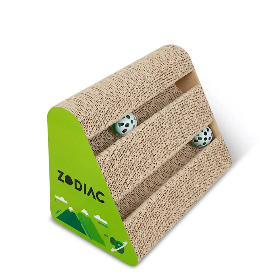 Zodiac Triangle Cat Ball Scratcher