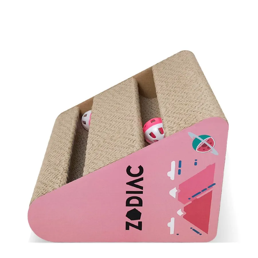 Zodiac Triangle Cat Ball Scratcher